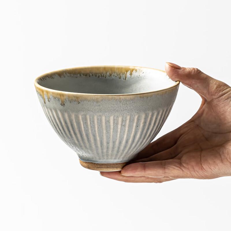 Japanese Ceramic Rice and Dessert Bowl