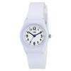 J-AXIS Uomo TCL60-W (jaxis Bambini Sole Fiamma) Orologio tondo analogico bianco