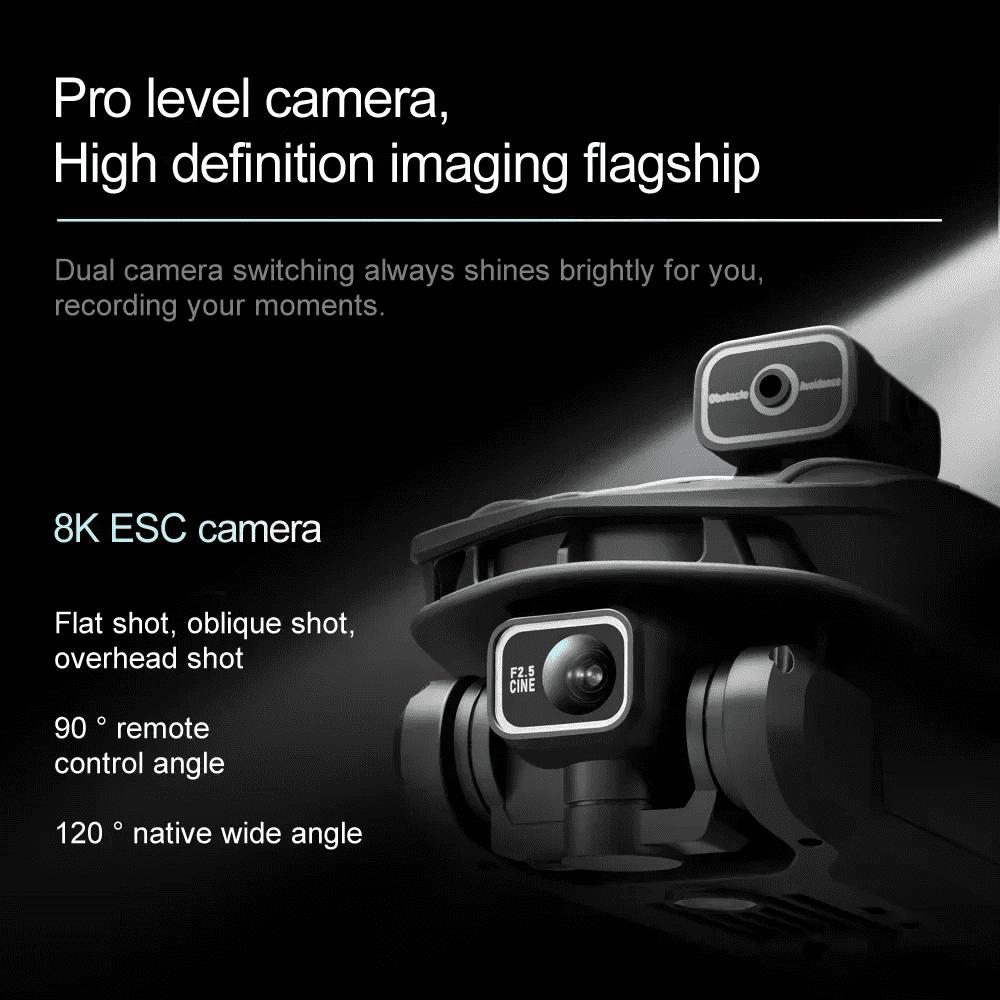 V168 PRO Original GPS Drone 5G Professional 8K HD Aerial Photography Dual-Camera Omnidirectional Obstacle Avoidance Drone