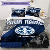 Custom Name SV Darmstadt 98 Pattern Bedding Uilt Set Uilt Cover Pillowcase Home Decoration Birthday Gift (1*duvet Cover+2*pillowcase Without Core)