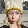 SPARKLING PIECE RABBIT CHUNKY BEANIE