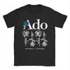 Unisex Unisex Tshirt Ado Blue Rose  Vintage 100 Cotton Tees Short Sleeve Goth Jrock Aesthetic T Shirt Crewneck Clothing Classic