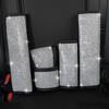 Car Styling Rhinestones Crystal Car Seat Belt Cover Shoulder Pads Car Shifter Gear Hand Brake Covers Auto Interior Accessories
