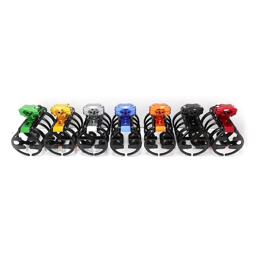 Motorbike Handlebar Water Bottle Cage Aluminum Alloy Beverage Drink Cup Holder Stand Mount for Scooter Motorcycle MTB