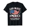 GOD BLESS AMERICA Except Minnesota Sucks T-Shirt