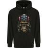American Bandana Skull USA Biker Hoodie