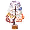 Sieben Chakra Kristallbaum Glücksbringer Ausstellungsstück für Heimdeko Artikel Kristalle Edelsteine Bonsai Geldbaum für Glück, Dekoration Geschenk