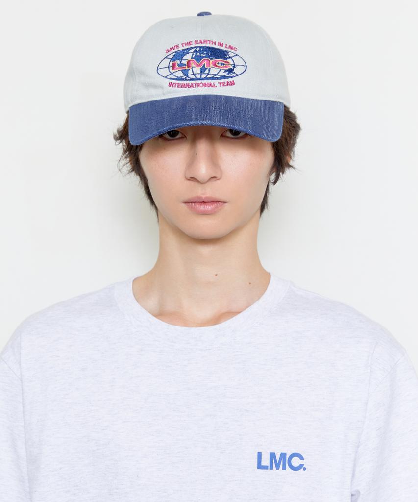 LMC Earth Logo Vintage Denim Cap Black