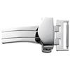 Leather Buckle Thick Type Compatible Silver 18mm Stainless Steel ZS0008P [Bambi] D-Buckle (316L)
