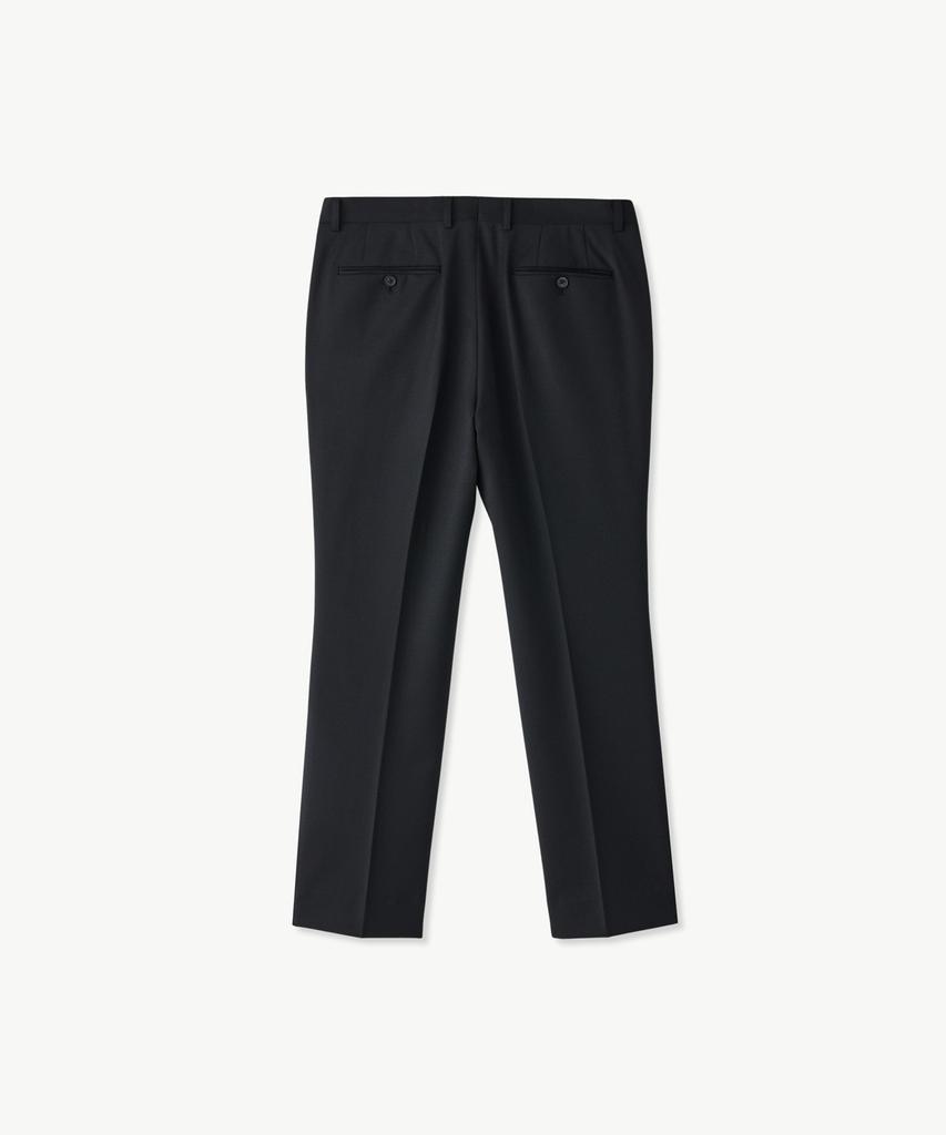 STCO (10-Year Suit) Wool Blend Four-Way Stretch Formal Pants_Black (Classic Fit)_Sslwz61Csb