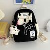 Sommer, fünfzackiger Stern Rucksack, niedlicher japanischer Ins-Stil, Milch schäumende kleines Mädchen, frischer und vielseitiger Reise Rucksack