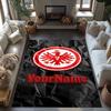 Eintracht Frankfurt Customize Text Floor Rug Office Rug Design For Foyer Hallway Playrooms Bedrooms Antislip Rug Anime Office Decor