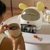 Korean Storage Rack Desktop Rabbit Storage Box Desk Organizer Bin Cute Student Girls Hair Accessories Stationary Storage