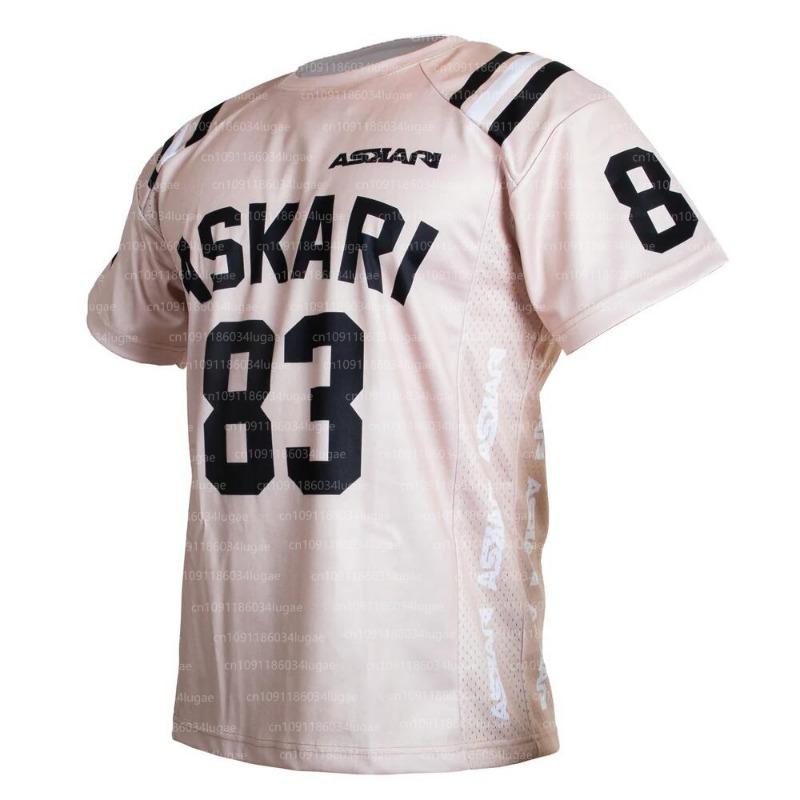 ASKARI Boxing Fighting Match Design 3D Men Fitness Short Sleeve T-shirt Breathable Mesh Sports Tees For Male Outdoor Trainning T