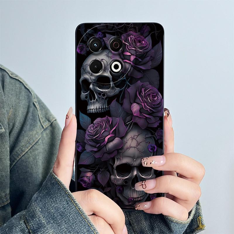 For Tecno Spark 30 Pro KL7 Phone Case 30Pro 4G Silicone Sweet Painted Shell Cartoon Funda Lovely Printed Protective Cover Casing