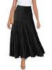 Women Bohemian High Waist Elastic A-Line Skirt Summer 2022 Fashion