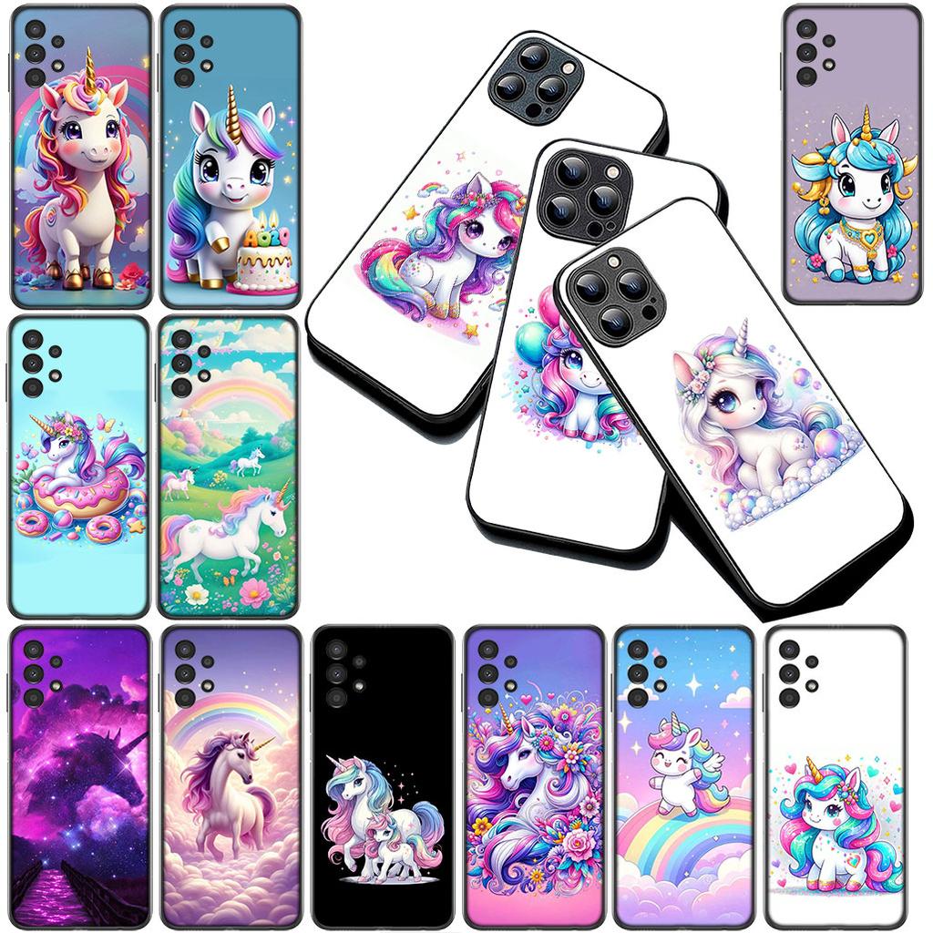 Casing for Xiaomi Redmi Note 12 11 10 A3 Pro 10A 10C 12C Note12 5G 4G Phone Cover Protective Case Unicorn Wallpaper Lovely