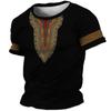 Afrikaanse kleding voor mannen Dashiki T-shirt traditionele kleding korte mouw casual retro streetwear vintage etnische stijl
