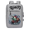 Japan Cartoon Comics Demon Slayer USB Charging Backpack Large Capacity Student Casual Backpack 0004
