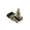 2PCS 39.2mm Silver Effects Footswitches Momentary Soft Touch Foot Switch Normally Open 2 Pin Pedal Box Pushbutton Footswitch
