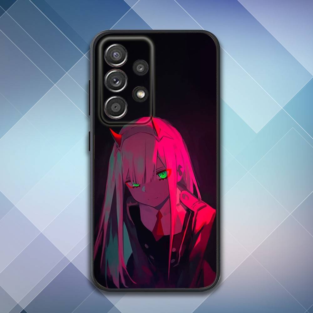 Zero Two Anime Phone Case For Samsung S25,S24,S21,S22,S23,S30,Ultra,S20,Plus,Fe,Lite,Note,10,9,5G Black Cover