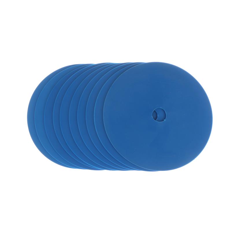 10Pcs Football Flat Cones Marker Disc With Holes Football Basketball Sports Speed Agility Training Aids Markers