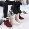 35-43 Hiver Femmes Grandes Tailles Bottes de Neige Bottes pour Femmes en Peluche Épaissie