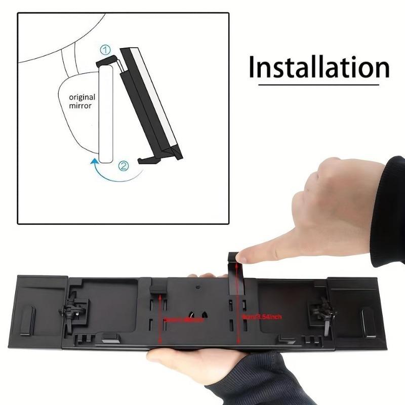 1PC Universal Foldable Lengthen Car Truck Wide Angle Convex Rearview Car Driving Safety Interior Rear View Rotate Blind Spot Mirrors