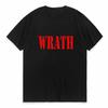 Limitovaný WRATH Logo Natural Selection Grafický Pánské Tričko Letní Streetwear Kulatý Výstřih Bavlna