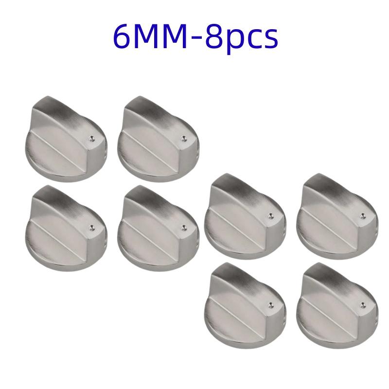 Universal Rotary Switch Control Knobs Replacement Kitchen Cooker Gas Stove Oven Cooktop Control 6mm/8mm