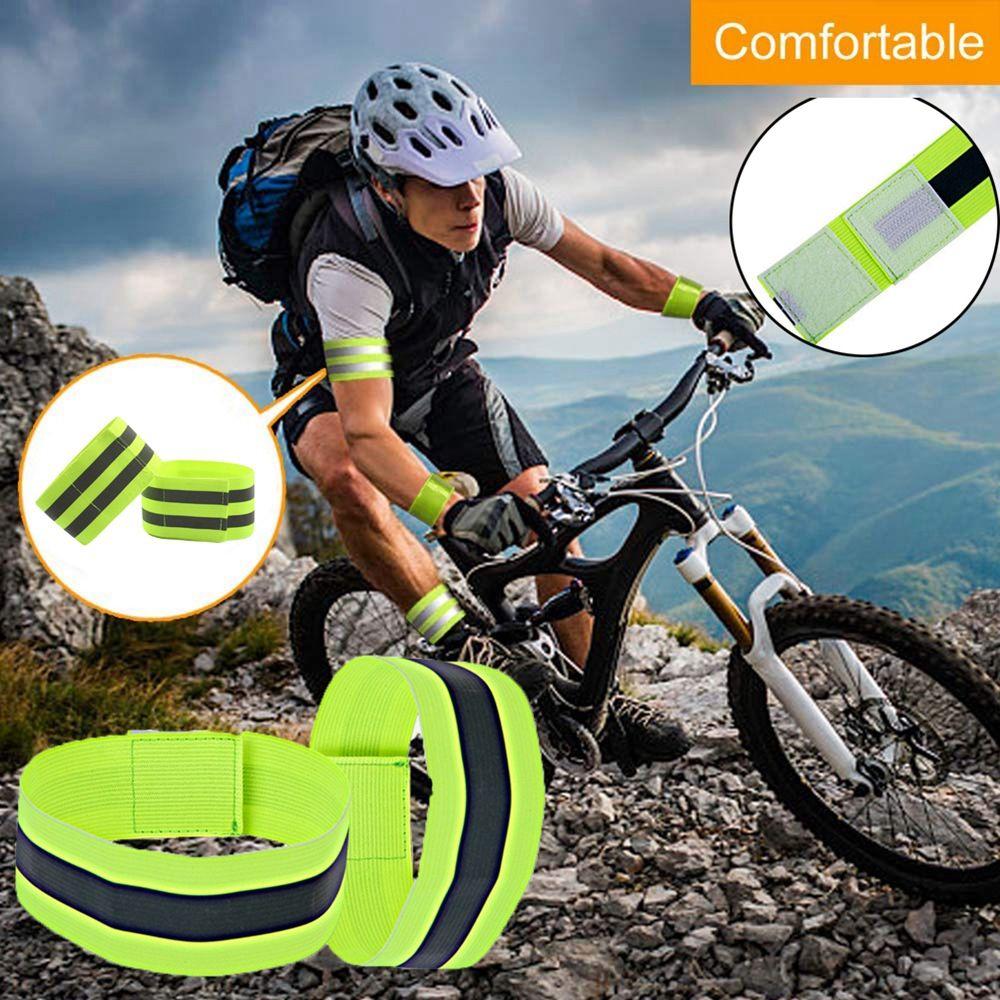 Reflector Wristband Bike Safety Alert Cycling Reflective Strips Warning Armband Sport Tape
