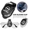 Car Sun Visor Eyeglass Hanger Clip Glasses Holder Card Storage For Opel Corsa Mokka Astra Cascada Adam Insignia Meriva Vectra