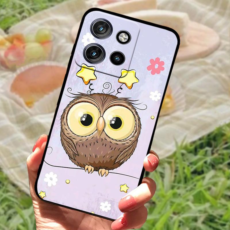 For Motorola Edge 50 Neo Case Edge50 For Moto Edge 50 Neo Phone Case Cover 50 Neo 6.4" Coque Black Silicone Soft Back Cover Case