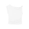 2025 Sexy Ruffled Off-Shoulder T-Shirt – Summer Pure Desire Style