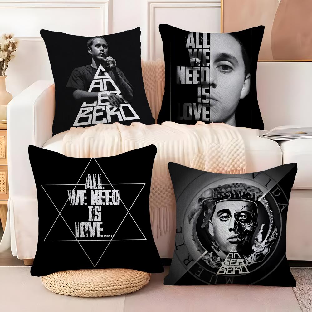 Rap Conciencia Canserbero Pillow Case Linen Pillow Case Sofa Home Decor Cushion Cover Cushion Cove