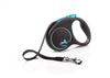Retractable Flexi Design Leash - Flexi - Fu12t5-251-s-chbl - 5m - Black/blue