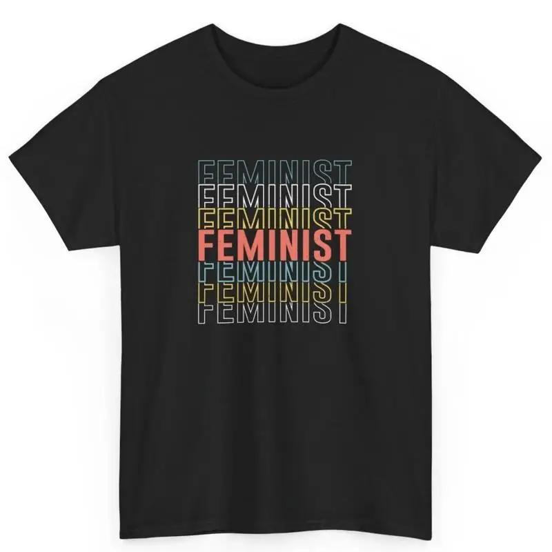 Feministisches S Baumwoll-T-Shirt für Frauenrechte