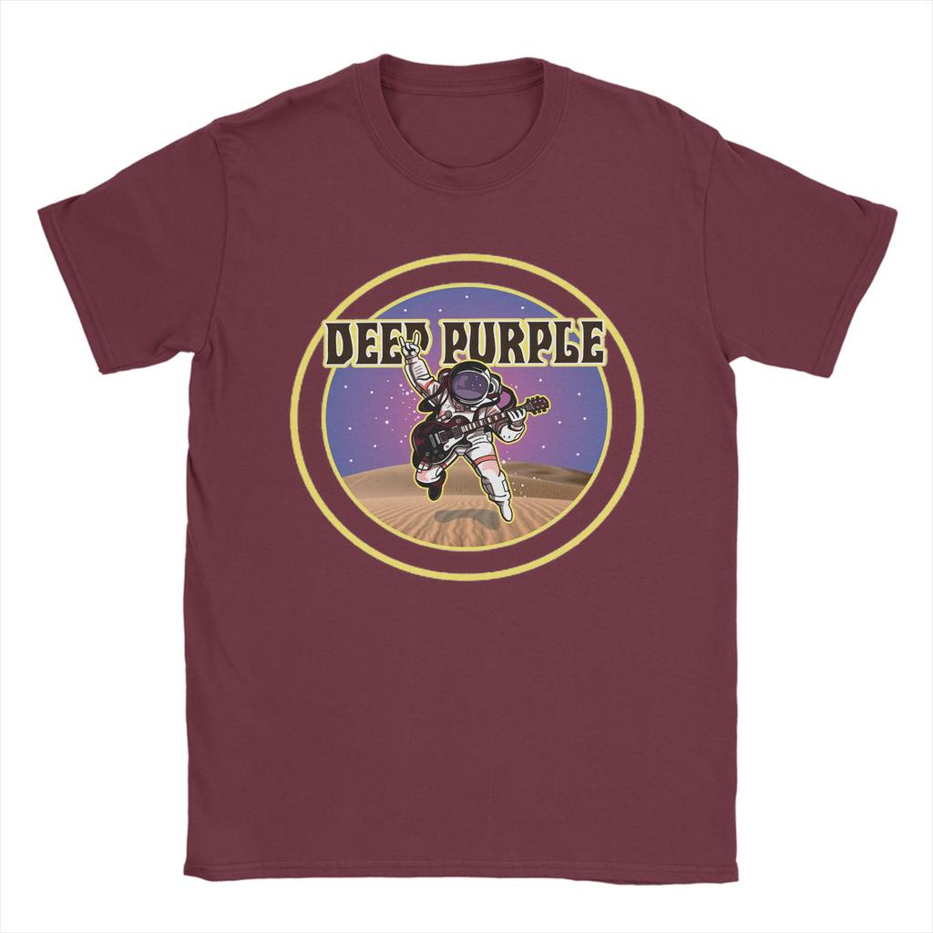Unisex Band Deep Purple Art T Shirt  Cotton Clothing Humorous Short Sleeve Crew Neck Tee Shirt Original TShirts