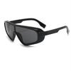 New personality colorful sunglasses women retro fashion big frame one-piece windshield trendy stylish