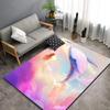 Teppiche mit Walen und Mädchen für Wohnzimmer, Yogamatte, Küchenzubehör, Badezimmerzubehör, Kinderzimmerdekoration, Badezimmermatte