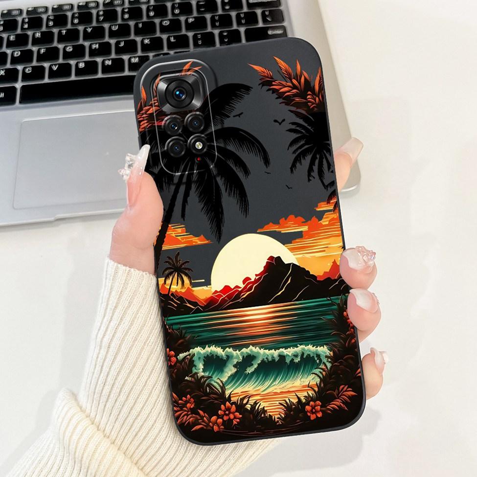 6.67'' Global For Redmi Note 11 Pro Case Silicone Fashion Luxury Cute Cat Painted Shockproof Phone Case For Redmi Note 11 Pro 5G