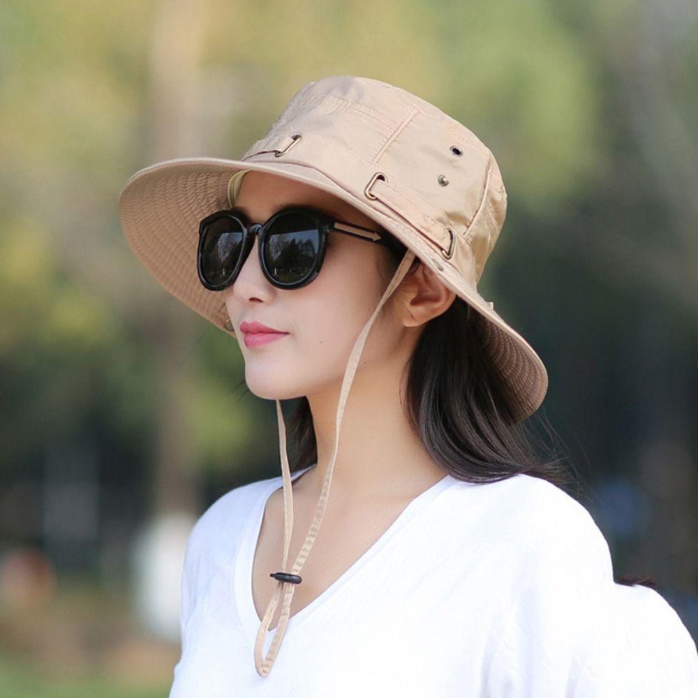 Foldable Bucket Hat UV Protection Fisherman Hat Unisex Summer Sunscreen Hat
