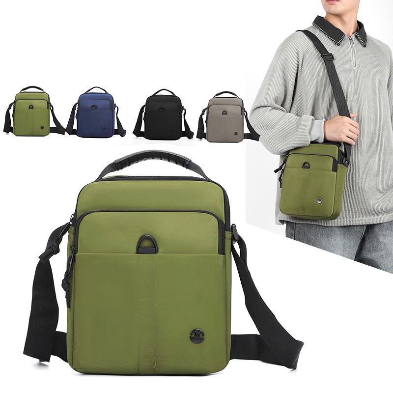 Pánská taška přes rameno Vodoodpudivá dojížděcí crossbody taška Business kabelka