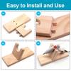 Durable Universal Hot Glue Holder Wooden DIY Hot Glue Support Stand Craft Room Organizer
