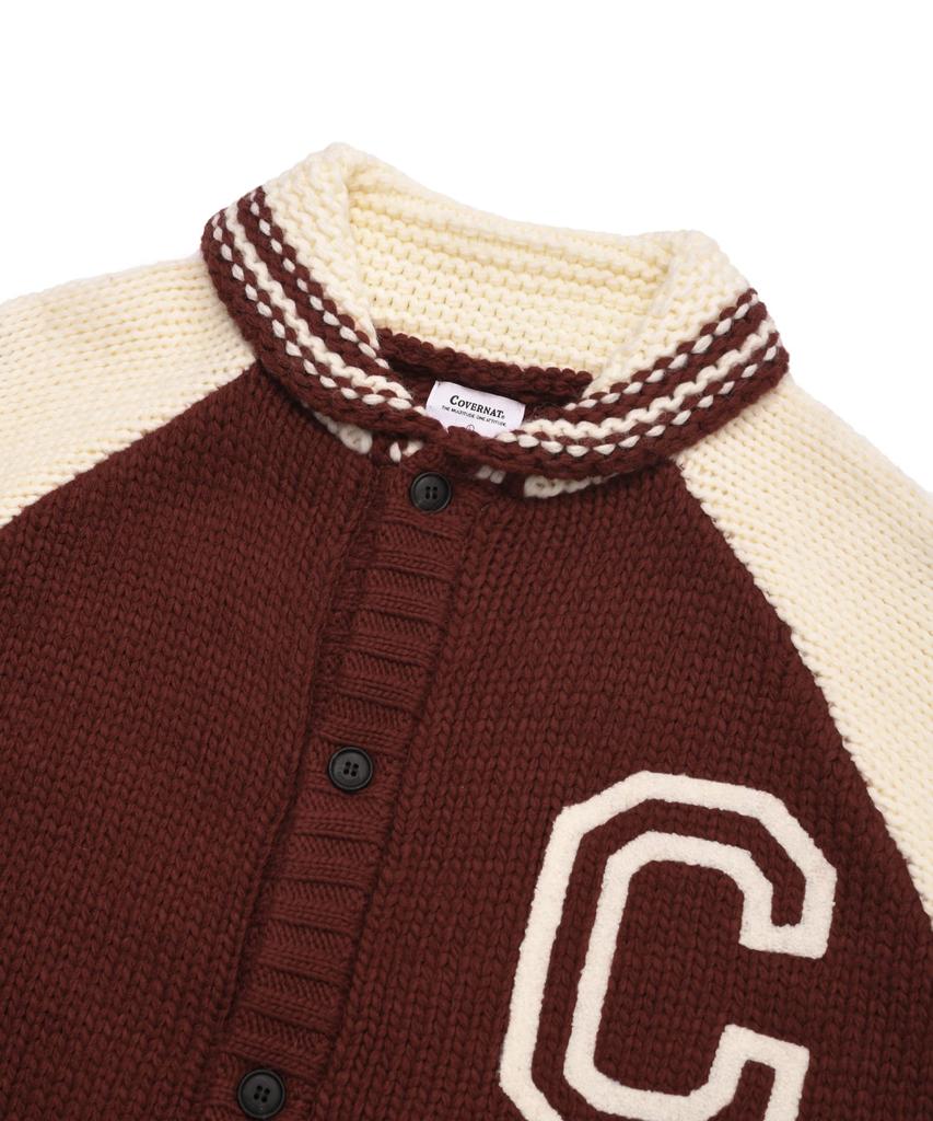 COVERNAT Cowichan Cardigan Red
