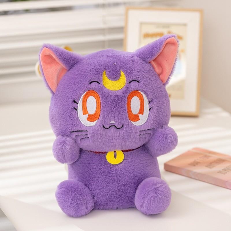 Cute Girl Sailor Moon Cat Plush Toy With Soft Pp Cotton For Children Gift