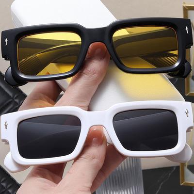New Fashion Women Men Square Sunglasses Luxury Brand Designer Small Rectangle Sun Glasses Ladies Outdoor Travel Eyewear