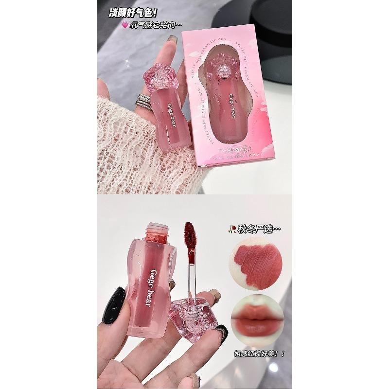 Gege Bear Velvet Matte Lip Mud High Pigment Long Lasting Lip Tint