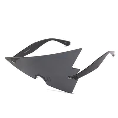 Funny Sunglasses, Personalized Integrated Large-Frame Arrow Glasses, Ocean-Colored Sunglasses For Women Uv400