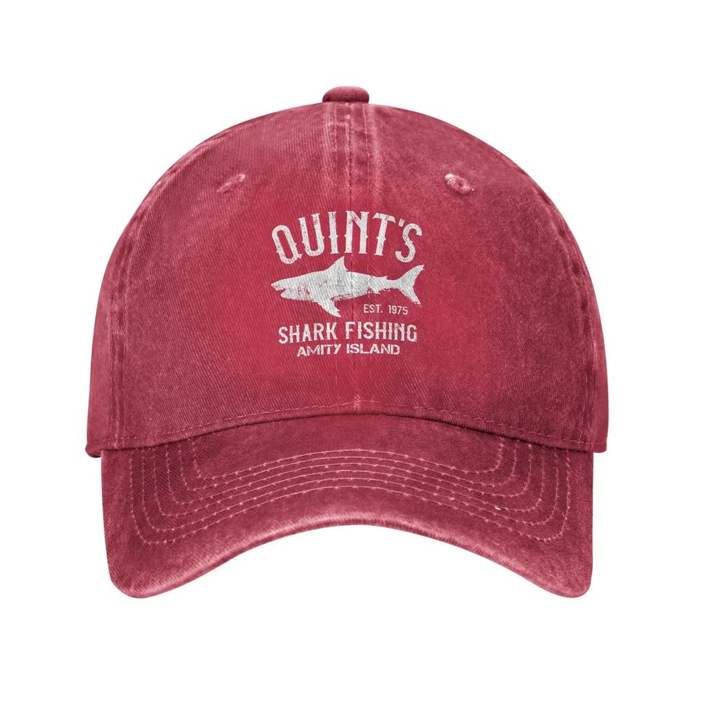 Quints Žralok ČELISTI Amity 1975 Ležérní Baseballová Čepice Pro Ženy Muže Lov Kempování Hip Hop Čepice y2k Cool Vysoce Kvalitní Snapback Čepice